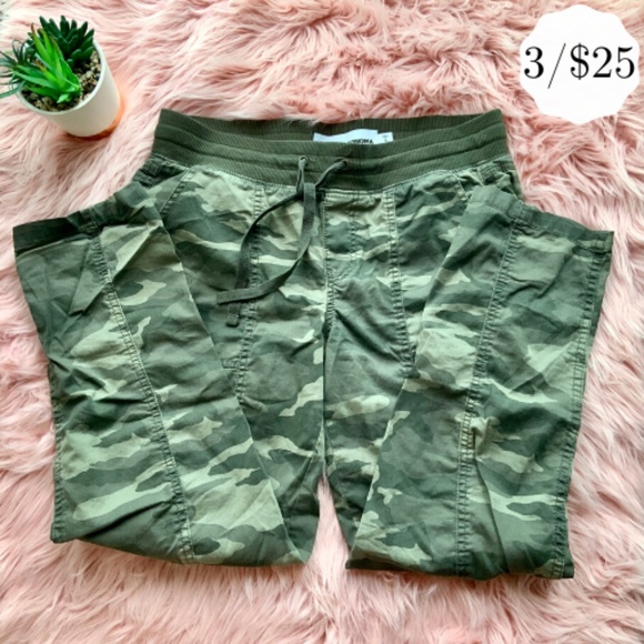 Sonoma Pants - Sonoma Drawstring Cargo Camo Pants Pockets